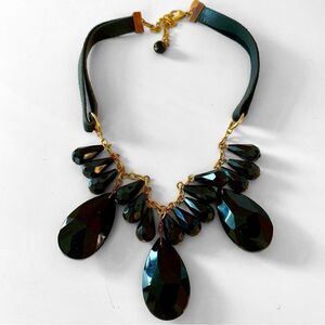 Lenora Dame Black Beaded Necklace